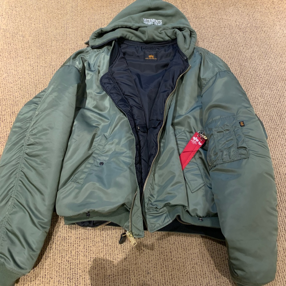 Vetements x Alpha Industries reversible bomber jacket